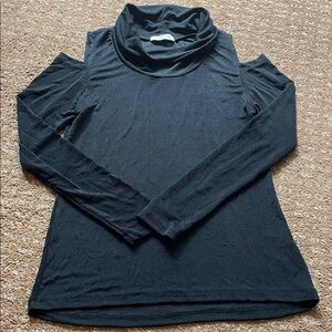 Elegant Black Long Sleeve Women's Top